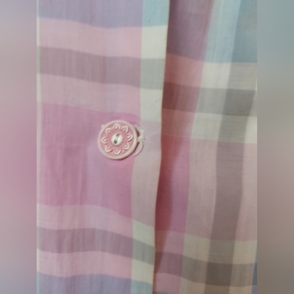 Morgin Button Down House Dress, Size ? - Picture 3 of 7